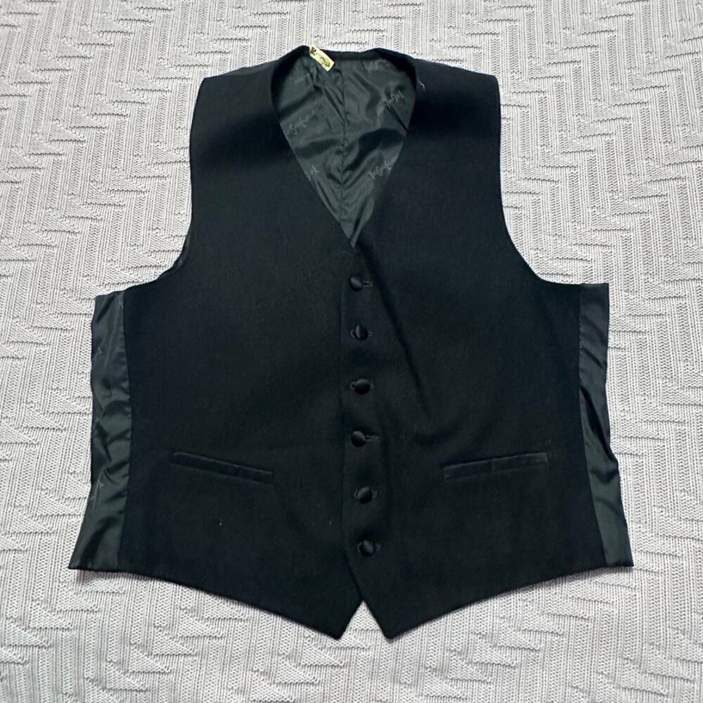 Vintage YSL black vest size M